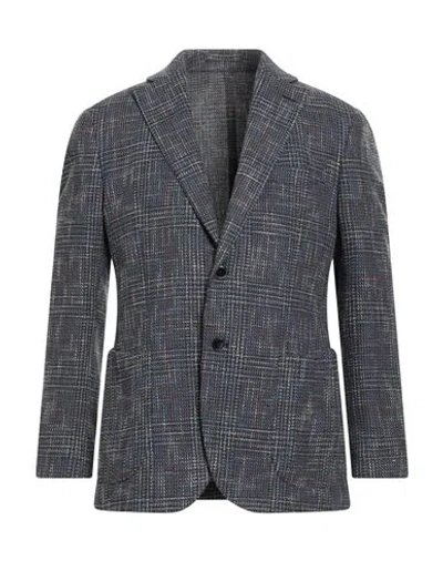L.b.m 1911 L. B.m. 1911 Man Blazer Navy Size 40 Cotton, Wool, Polyester, Polyamide In Blue