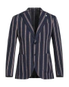 L.b.m 1911 L. B.m. 1911 Man Blazer Navy Size 40 Viscose, Cotton, Polyamide In Blue