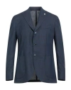 L.b.m 1911 L. B.m. 1911 Man Blazer Navy Size 40 Wool In Blue