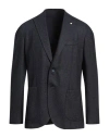 L.b.m 1911 L. B.m. 1911 Man Blazer Navy Size 40 Wool, Polyester, Polyamide In Blue