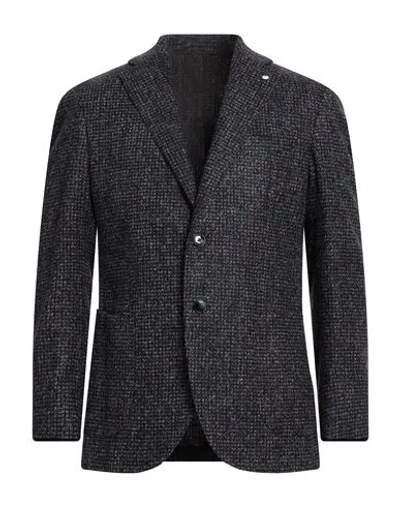 L.b.m 1911 L. B.m. 1911 Man Blazer Navy Size 42 Alpaca Wool, Polyamide In Gray