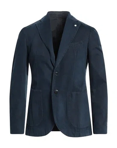 L.b.m 1911 L. B.m. 1911 Man Blazer Navy Size 42 Cotton In Blue