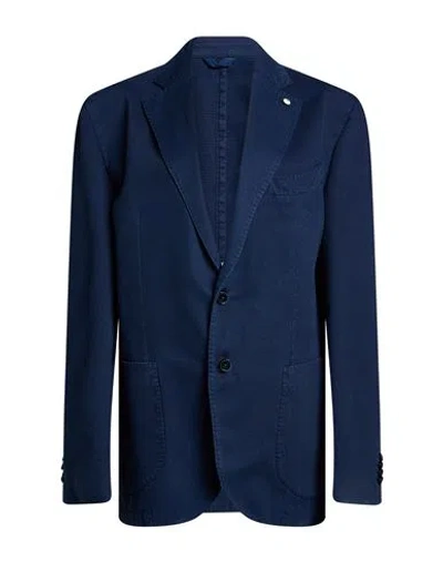L.b.m 1911 L. B.m. 1911 Man Blazer Navy Size 42 Cotton