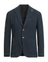 L.b.m 1911 L. B.m. 1911 Man Blazer Navy Size 42 Cotton, Linen In Blue