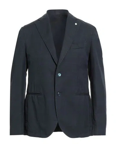 L.b.m 1911 L. B.m. 1911 Man Blazer Navy Size 42 Cotton, Linen, Mohair Wool