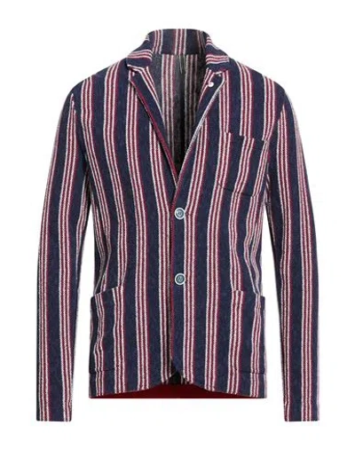 L.b.m 1911 L. B.m. 1911 Man Blazer Navy Size 42 Cotton, Linen, Polyamide In Blue