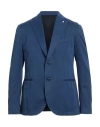 L.b.m 1911 L. B.m. 1911 Man Blazer Navy Size 42 Cotton, Polyamide In Blue