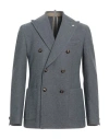 L.b.m 1911 L. B.m. 1911 Man Blazer Navy Size 44 Cotton, Wool, Cashmere In Navy
