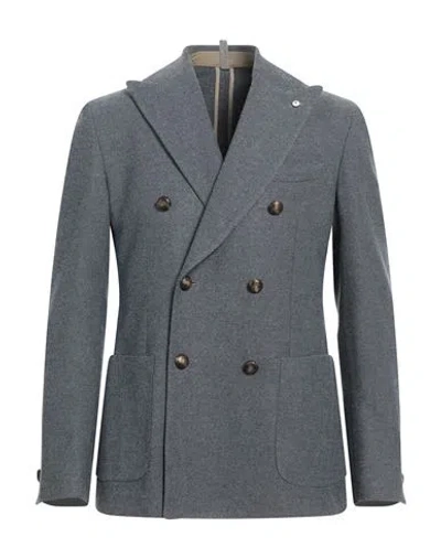 L.b.m 1911 L. B.m. 1911 Man Blazer Navy Size 44 Cotton, Wool, Cashmere