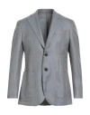 L.b.m 1911 L. B.m. 1911 Man Blazer Navy Size 44 Silk, Wool In Gray