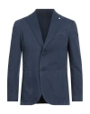 L.b.m 1911 L. B.m. 1911 Man Blazer Navy Size 46 Cotton In Blue