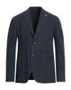 L.b.m 1911 L. B.m. 1911 Man Blazer Navy Size 46 Cotton, Polyethylene, Viscose