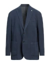 L.b.m 1911 L. B.m. 1911 Man Blazer Navy Size 46 Cotton, Ramie