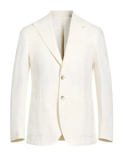 L.b.m 1911 L. B.m. 1911 Man Blazer Off White Size 38 Cotton