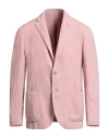 L.b.m 1911 L. B.m. 1911 Man Blazer Pink Size 40 Lyocell, Linen, Cotton In Pink