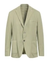L.b.m 1911 L. B.m. 1911 Man Blazer Sage Green Size 46 Lyocell, Cotton, Elastane In Green