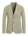L.b.m 1911 L. B.m. 1911 Man Blazer Sage Green Size 44 Lyocell, Linen, Cotton In Sage Green