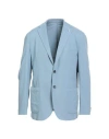 L.b.m 1911 L. B.m. 1911 Man Blazer Sky Blue Size 44 Lyocell, Cotton, Elastane