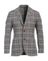 L.b.m 1911 L. B.m. 1911 Man Blazer Slate Blue Size 38 Cotton In Gray