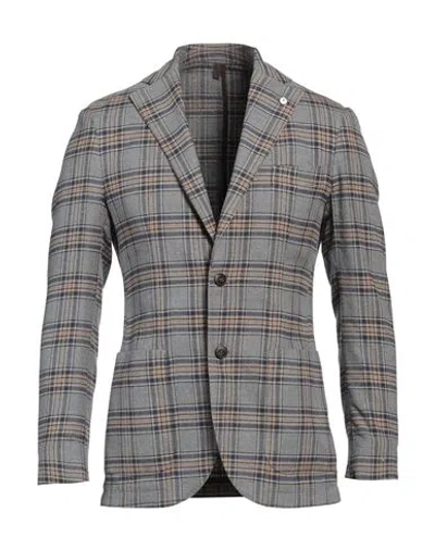 L.b.m 1911 L. B.m. 1911 Man Blazer Slate Blue Size 38 Cotton