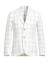 L.b.m 1911 L. B.m. 1911 Man Blazer White Size 38 Linen In White