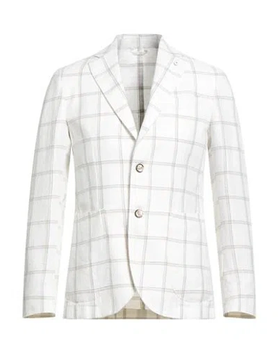 L.b.m 1911 L. B.m. 1911 Man Blazer White Size 38 Linen