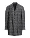 L.b.m 1911 L. B.m. 1911 Man Coat Grey Size 40 Polyester, Acrylic, Wool In Grey