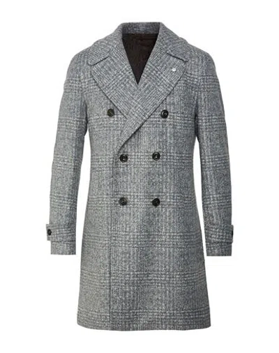 L.b.m 1911 L. B.m. 1911 Man Coat Grey Size 42 Wool, Cashmere In Gray