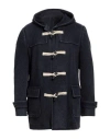 L.b.m 1911 L. B.m. 1911 Man Coat Navy Size 46 Virgin Wool, Polyamide In Navy Blue