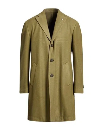 L.b.m 1911 L. B.m. 1911 Man Coat Sage Green Size 44 Wool, Nylon
