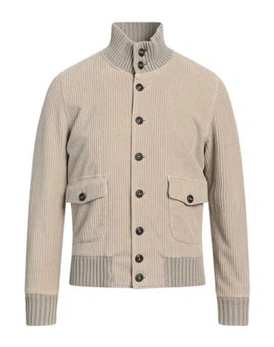 L.b.m 1911 L. B.m. 1911 Man Jacket Beige Size 40 Cotton, Elastane In Brown