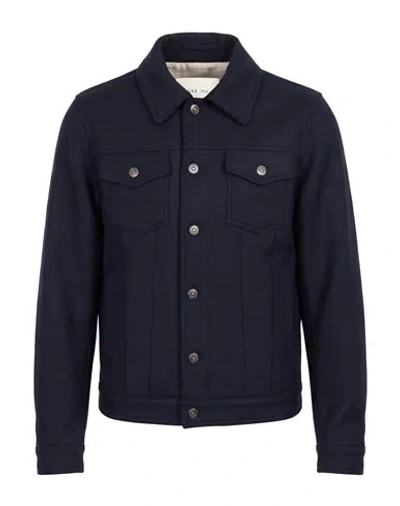 L.b.m 1911 L. B.m. 1911 Man Jacket Midnight Blue Size 44 Virgin Wool, Polyamide