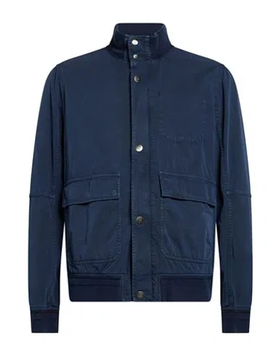 L.b.m 1911 L. B.m. 1911 Man Jacket Navy Size 38 Cotton, Nylon In Blue
