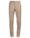 L.b.m 1911 L. B.m. 1911 Man Pants Beige Size 38 Virgin Wool, Elastane In Brown
