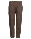L.b.m 1911 L. B.m. 1911 Man Pants Brown Size 38 Cotton, Linen, Elastane