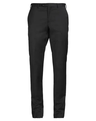 L.b.m 1911 L. B.m. 1911 Man Pants Charcoal Size 38 Virgin Wool, Elastane In Black