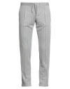 L.b.m 1911 L. B.m. 1911 Man Pants Grey Size 40 Viscose, Cotton, Polyester In Gray