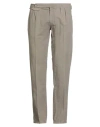 L.b.m 1911 L. B.m. 1911 Man Pants Khaki Size 34 Cotton, Linen, Elastane In Gray