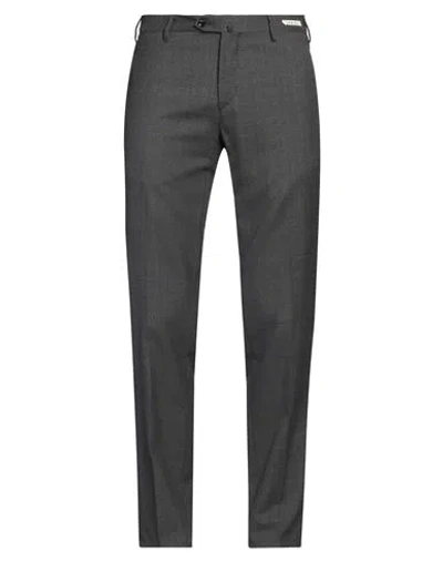 L.b.m 1911 L. B.m. 1911 Man Pants Lead Size 38 Virgin Wool In Grey