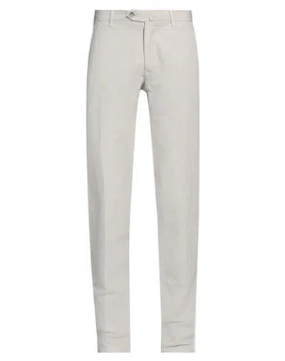 L.b.m 1911 L. B.m. 1911 Man Pants Light Grey Size 28 Cotton, Linen, Elastane In Grey