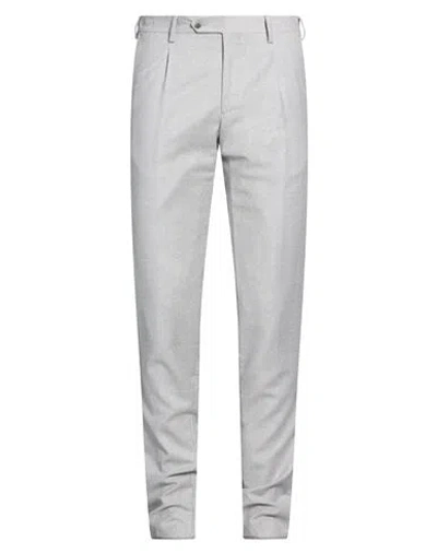 L.b.m 1911 L. B.m. 1911 Man Pants Light Grey Size 32 Virgin Wool, Elastomultiester In Gray