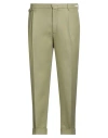 L.b.m 1911 L. B.m. 1911 Man Pants Military Green Size 38 Virgin Wool