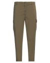 L.b.m 1911 L. B.m. 1911 Man Pants Military Green Size 40 Cotton, Elastane In Green