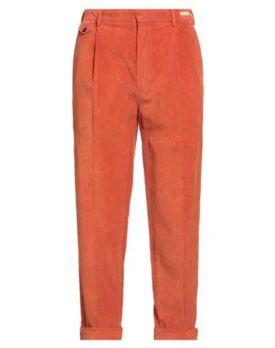 L.b.m 1911 L. B.m. 1911 Man Pants Orange Size 36 Cotton, Elastane In Red