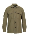 L.b.m 1911 L. B.m. 1911 Man Shirt Military Green Size 44 Virgin Wool, Polyamide, Cashmere