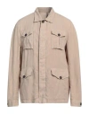 L.b.m 1911 L. B.m. 1911 Man Shirt Sand Size 42 Linen In Beige