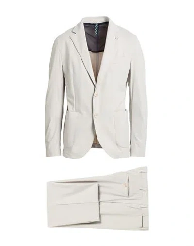 L.b.m 1911 L. B.m. 1911 Man Suit Light Grey Size 42 Nylon, Elastane In Gray