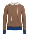 L.b.m 1911 L. B.m. 1911 Man Sweater Camel Size 32 Wool, Polyamide In Multi