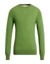L.b.m 1911 L. B.m. 1911 Man Sweater Green Size 40 Virgin Wool In Green