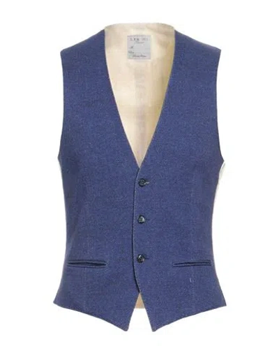 L.b.m 1911 L. B.m. 1911 Man Tailored Vest Blue Size 40 Cotton